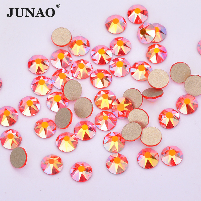Nail Art Orange - JUNAO SS20 - Piedras de Cristal