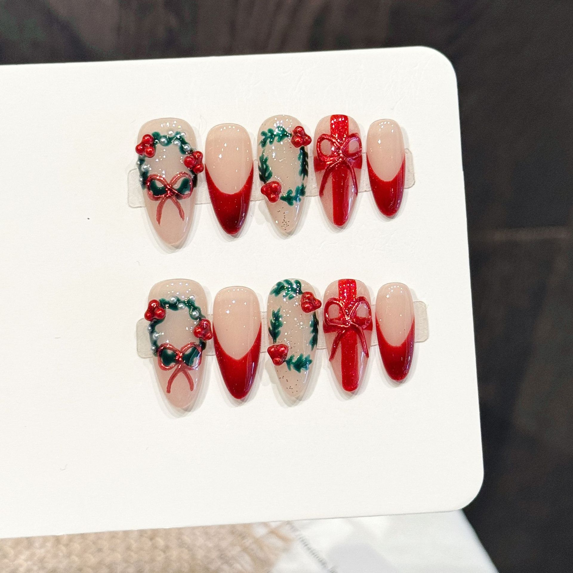 10 Uds. De uñas postizas de al - Nail Art Press On reseña y precio