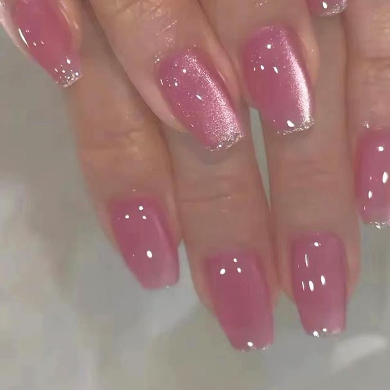 Uñas postizas de tamaño median - Nail Art Pink reseña y precio