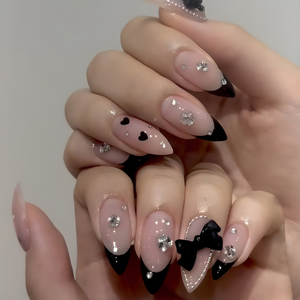 24 Uds. Conjuntos de uñas post - Nail Art Press On reseña y precio