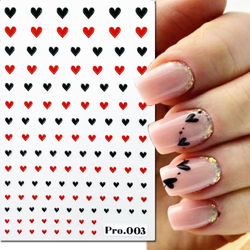 Pegatinas 5d en relieve para d - Nail Art Valentines Day reseña y precio