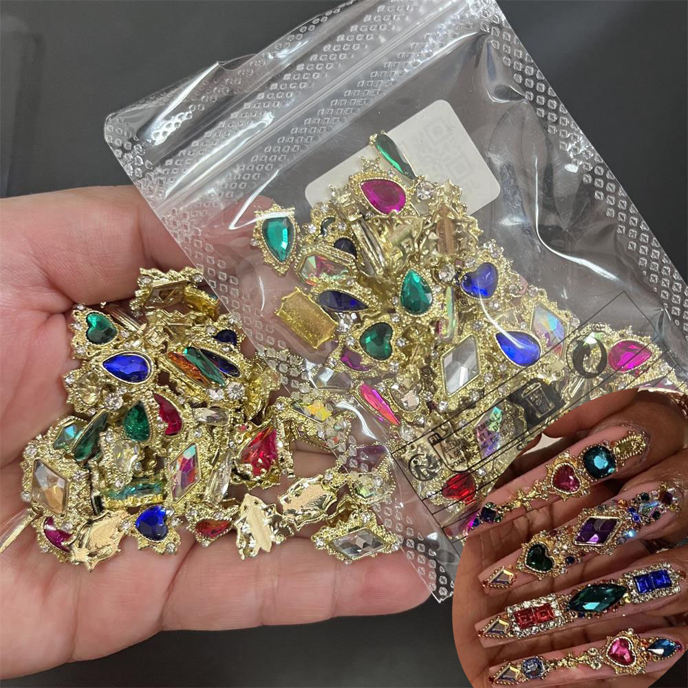 60 uds mezcla de diamantes de  - Nail Art Valentines Day reseña y precio