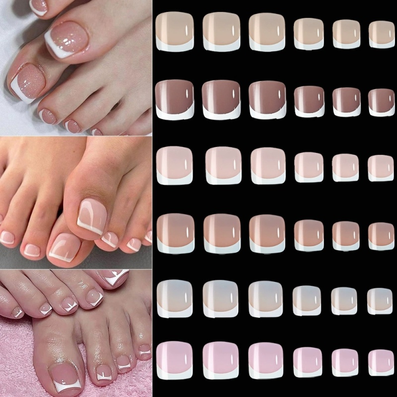120 Uñas Postizas Cuadradas Fr - Nail Art Ombre reseña y precio