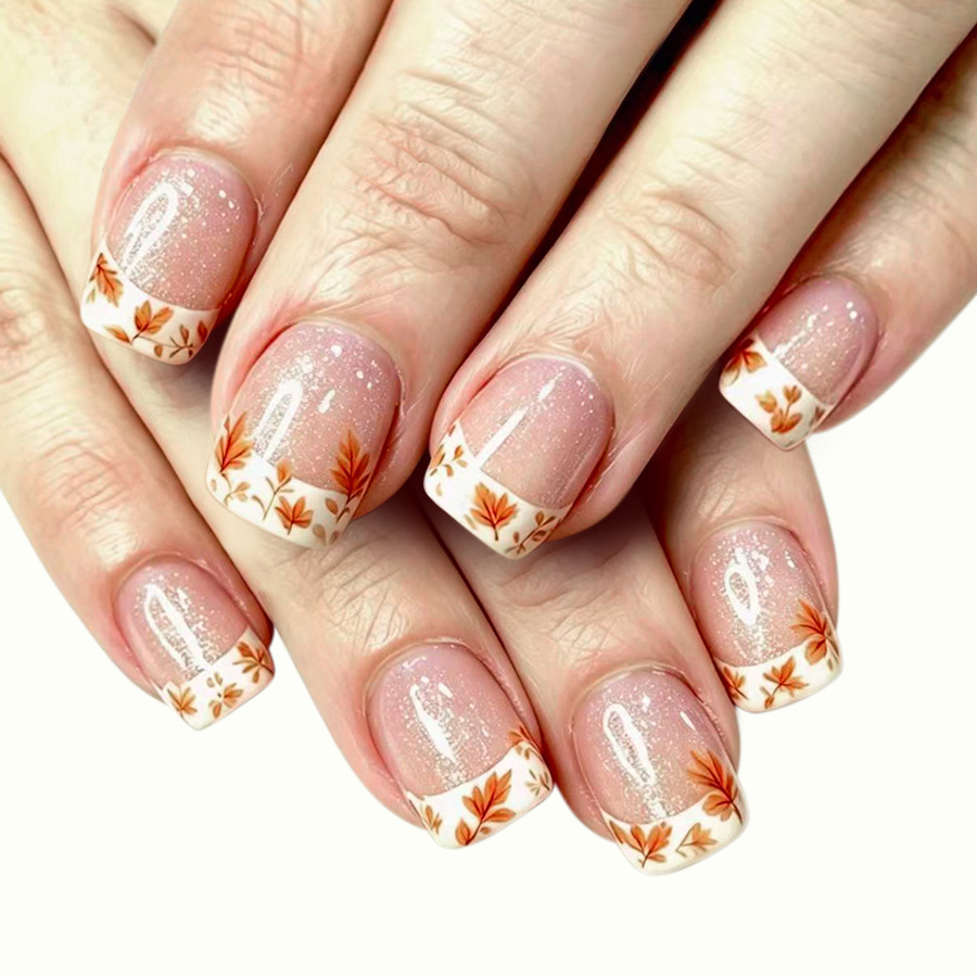 24 Uñas Postizas Acrílicas con - Nail Art Orange reseña y precio