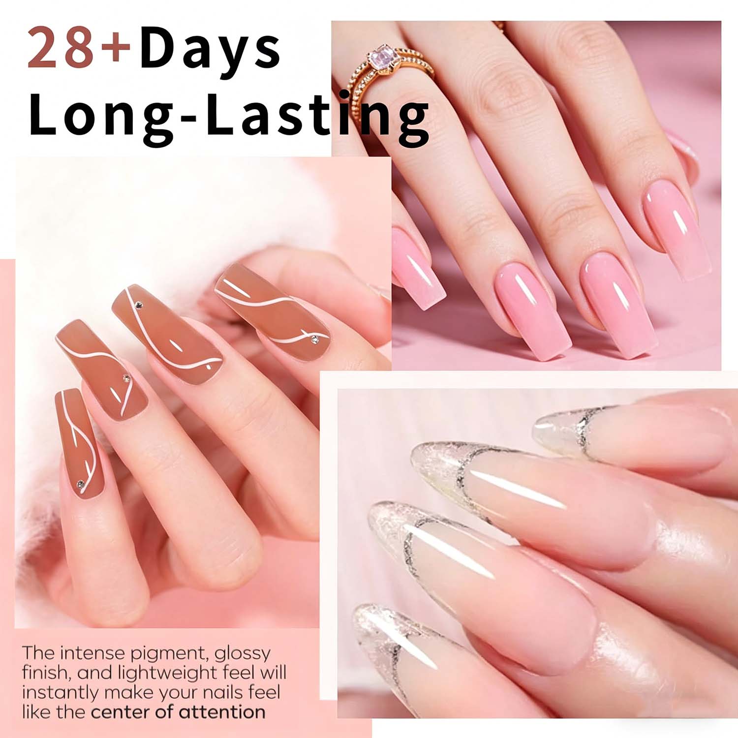 DOULINGDAI Set de Gel para Ext - Nail Art Ombre reseña y precio