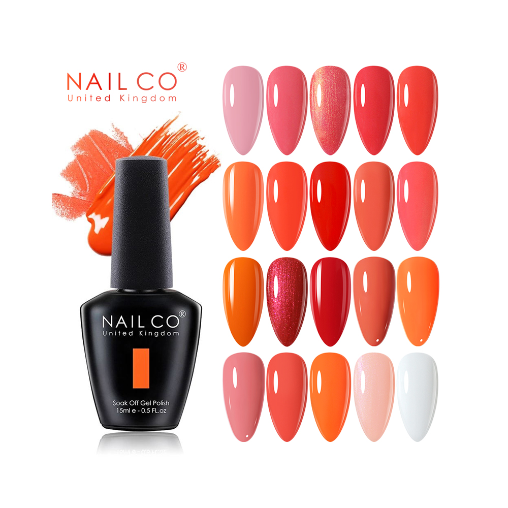 NAILCO 15ml naranja rojo rosa  - Nail Art Orange reseña y precio