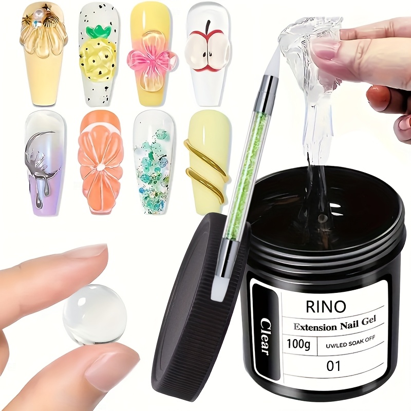 Gel de Uñas Transparente Antia - Nail Art Ombre reseña y precio