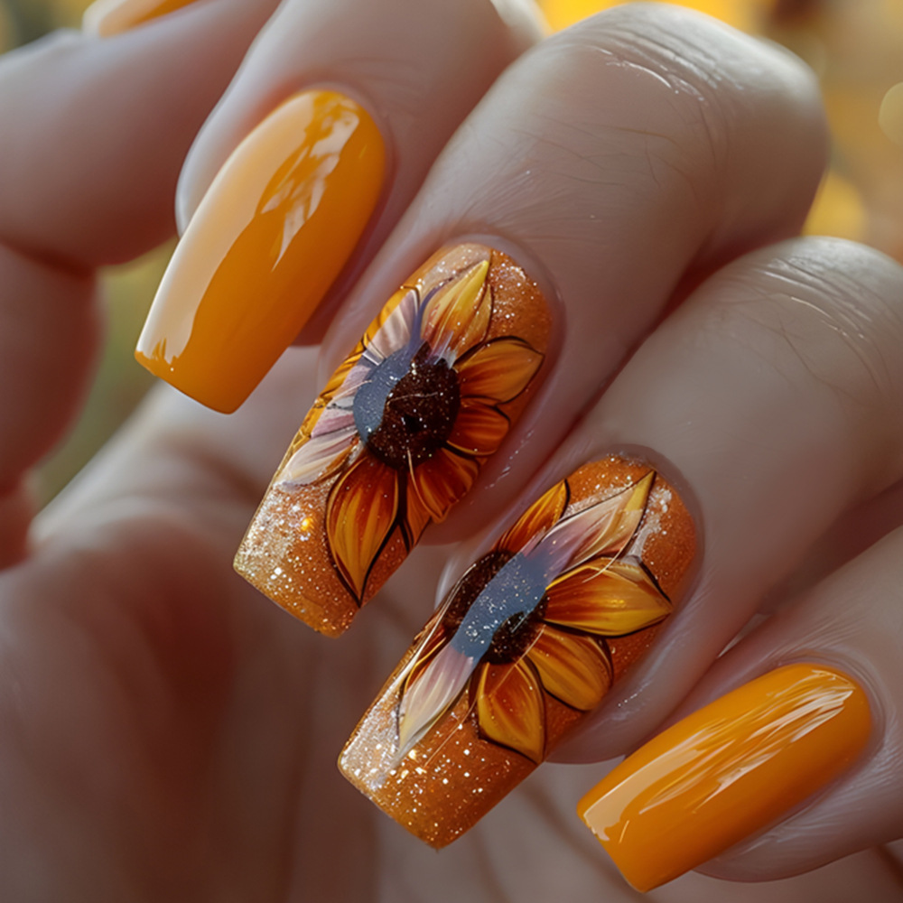 24 Uds. De uñas postizas de at - Nail Art Press On reseña y precio