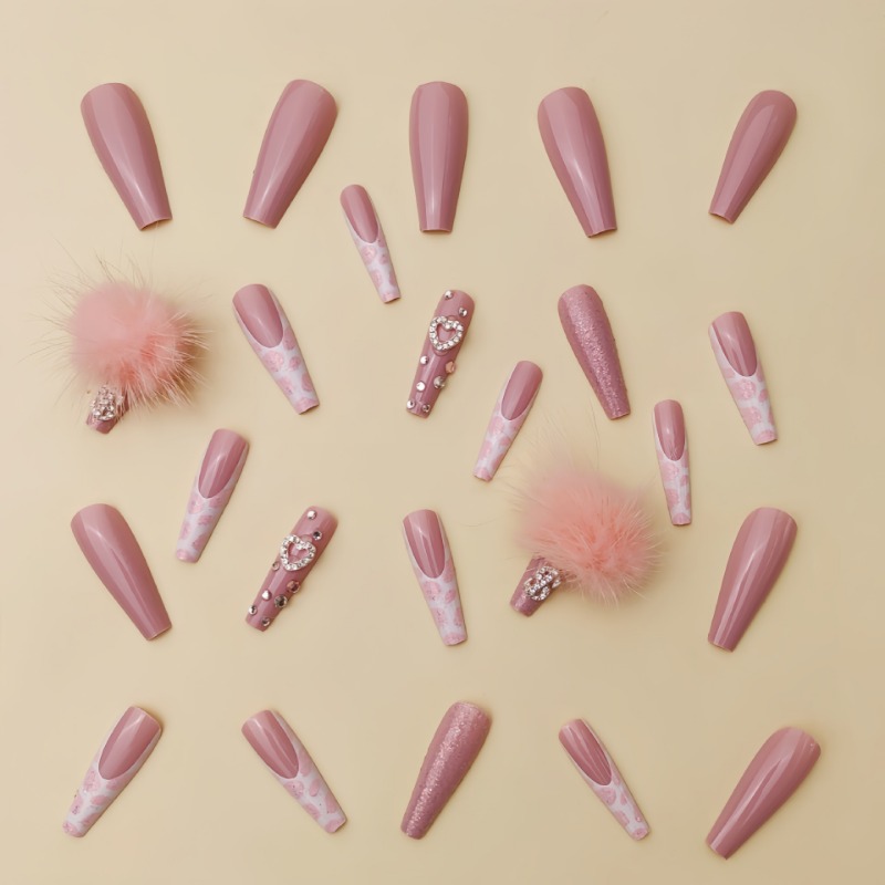 Uñas postizas cuadradas Extra  - Nail Art Press On reseña y precio