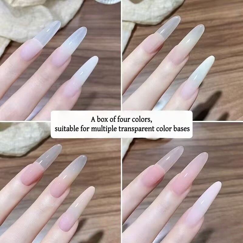 Gel de uñas de 4 colores con d - Nail Art Pink reseña y precio