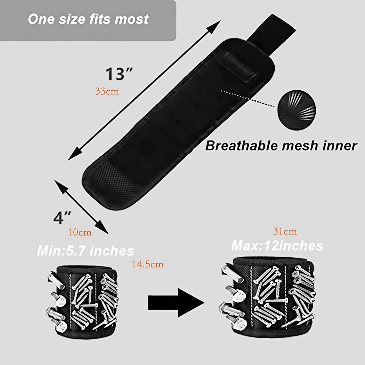 Brazalete Magnético Resistente - Nail Drill Machine reseña y precio