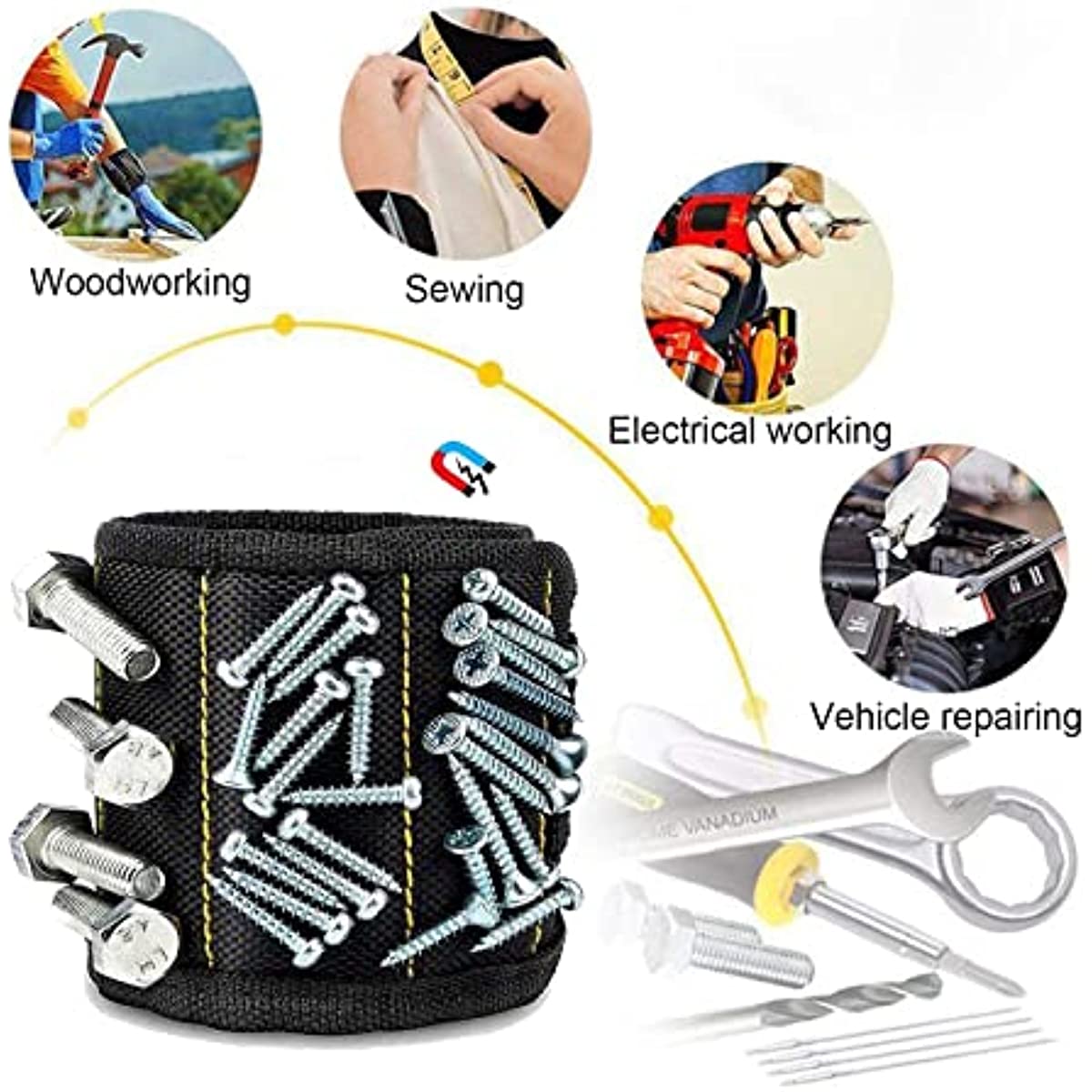 Brazalete Magnético Resistente - Nail Drill Machine reseña y precio